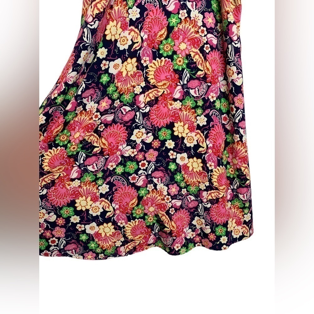 Altar’d State Racerback Skinny-Strap Dress in Navy and Pink Size Medium - Picture 5 of 9